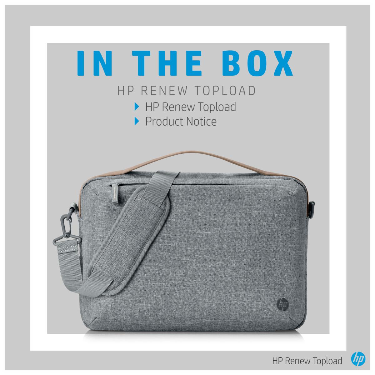 Renew 15 - 15.6in Notebook Top-Loading Case - Grey