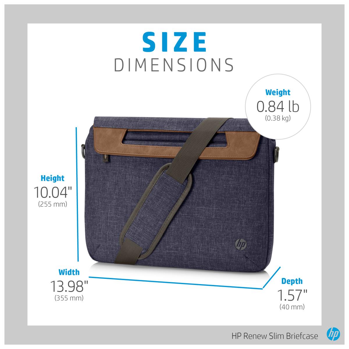 Renew 14 - 14in Notebook Briefcase - Navy