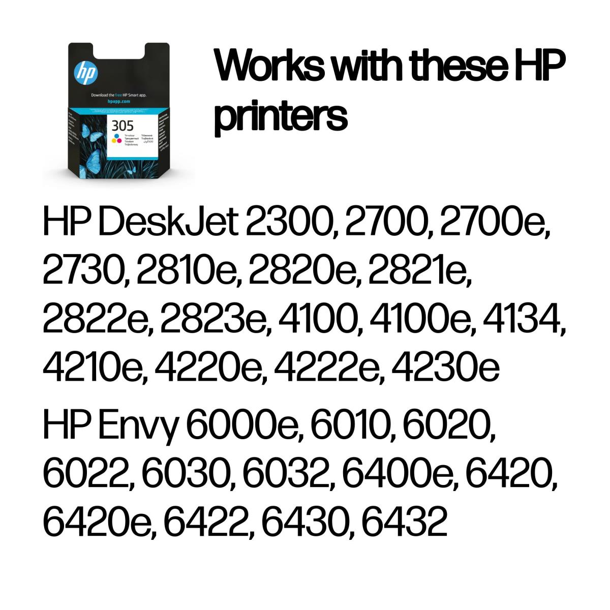 Ink Cartridge - No 305 - 100 Pages - Tri-color