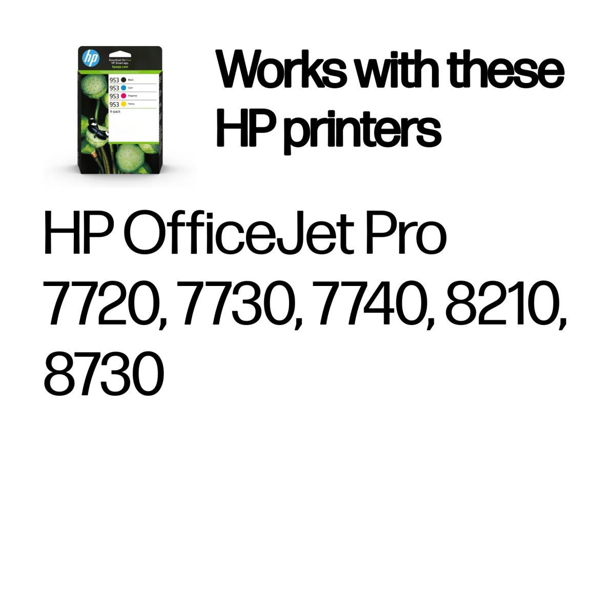 Ink Cartridge - No 953 - CMYK - 4 Pack