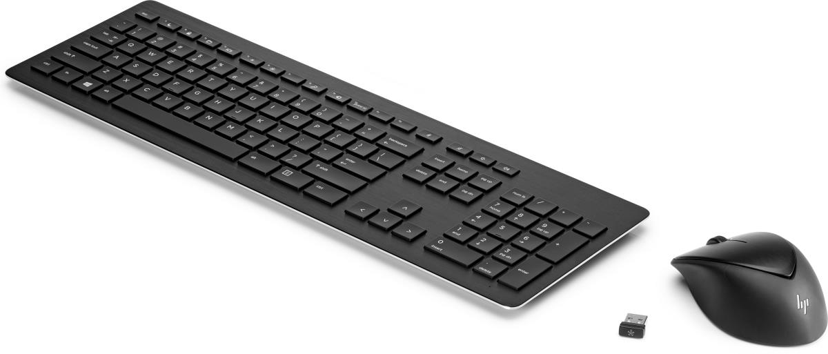 Wireless Rechargeable 950MK Keyboard and Mouse - Qwerty int'l