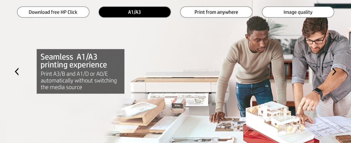 DesignJet Studio Wood - Color Printer - Inkjet - 36in - USB / Ethernet / Wi-Fi