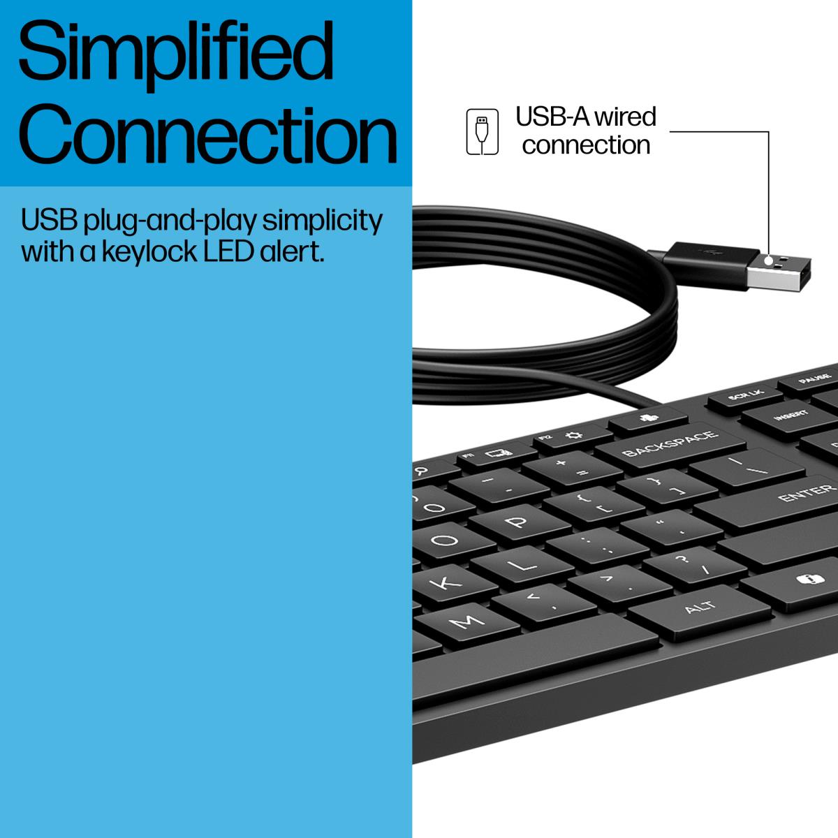 Wired Desktop 320K Keyboard - Azerty Belgian