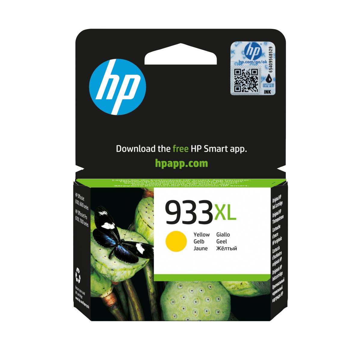 Ink Cartridge - No 933xl - 825 Pages - Yellow