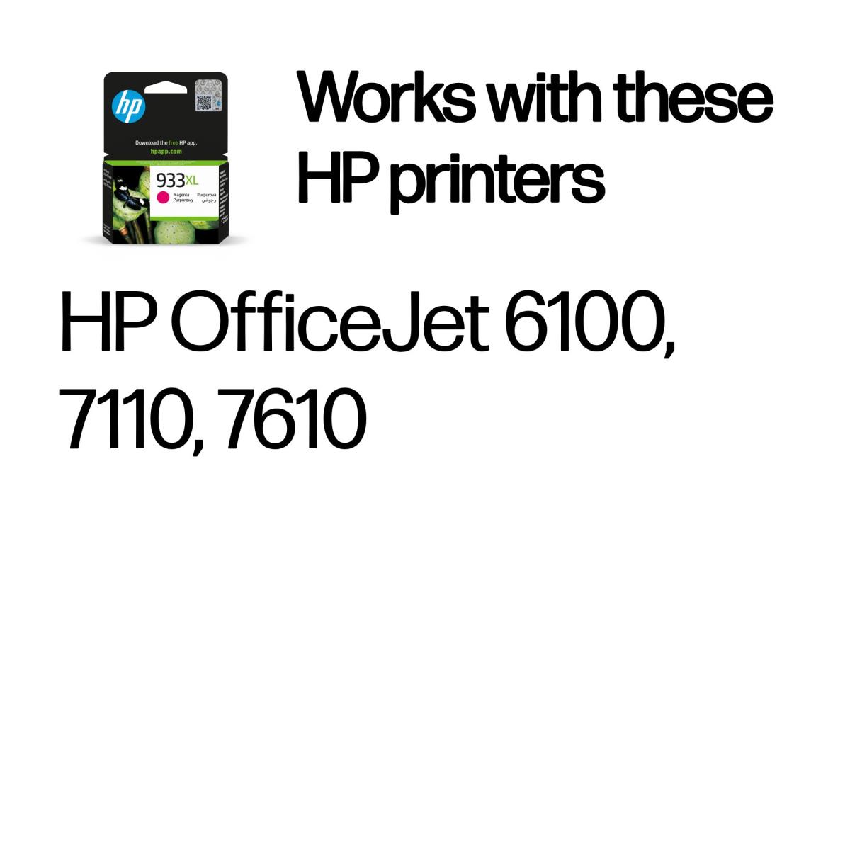Ink Cartridge - No 933xl - 825 Pages - Magenta