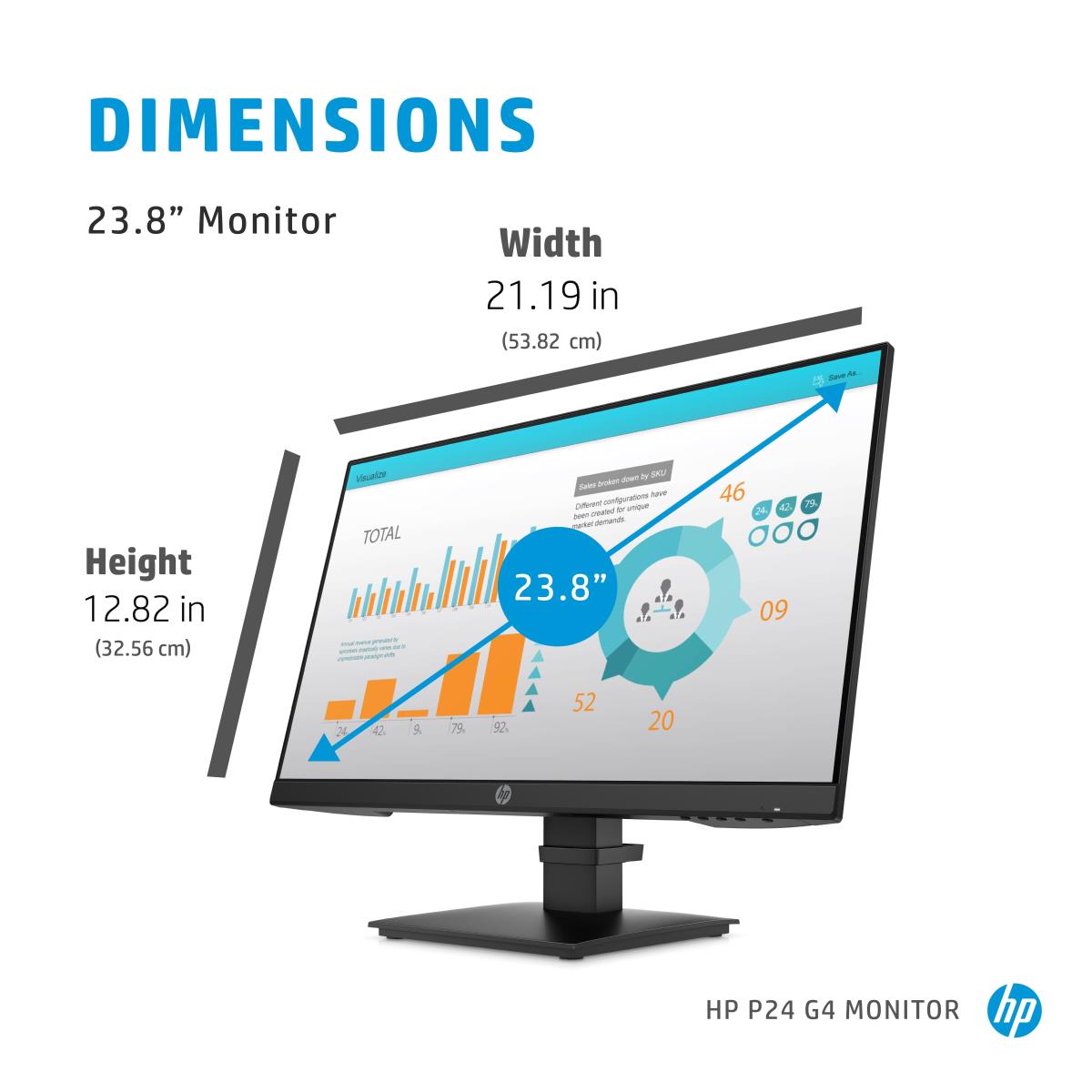 Desktop Monitor - P24 G4 - 24in - 1920x1080 (FHD) - IPS