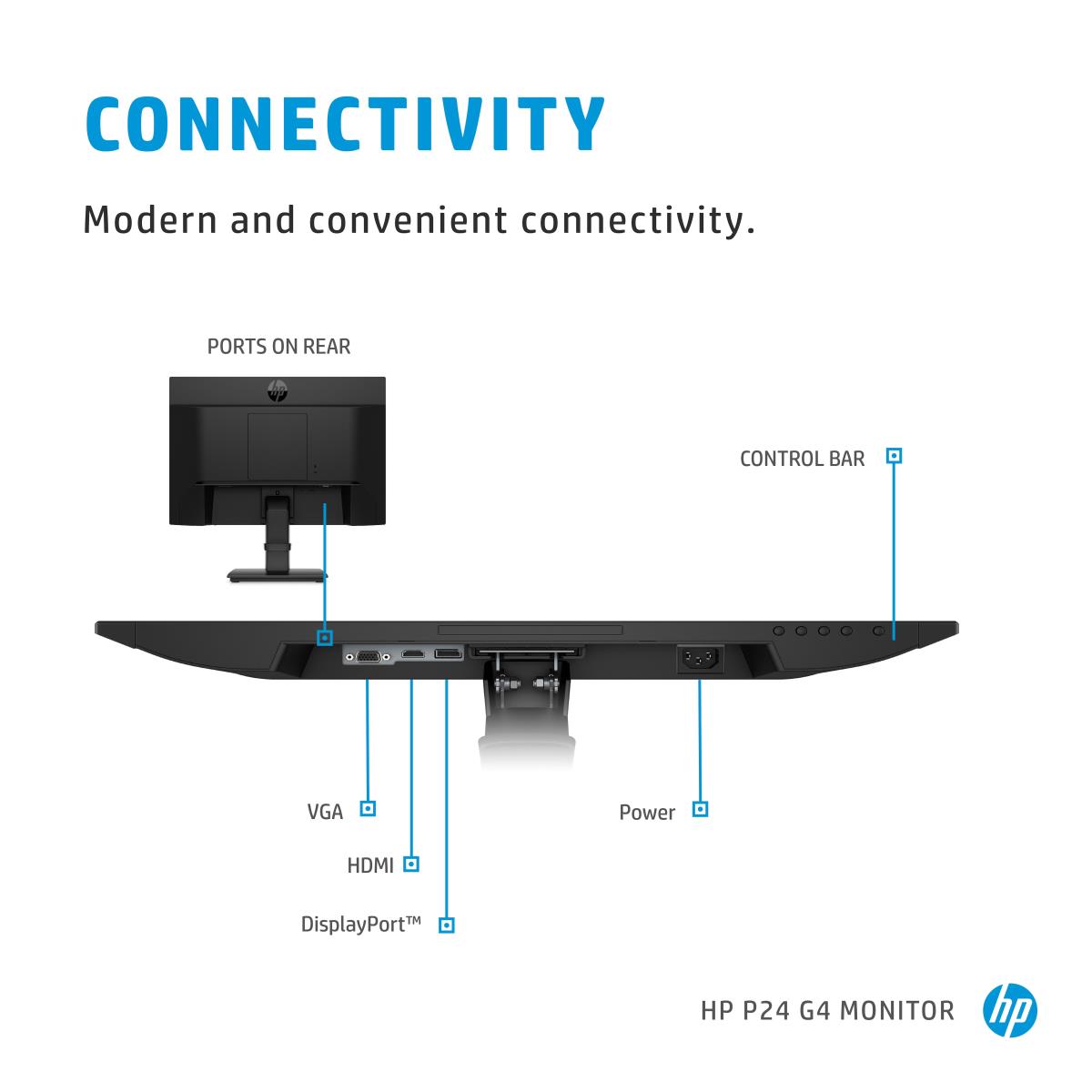 Desktop Monitor - P24 G4 - 24in - 1920x1080 (FHD) - IPS