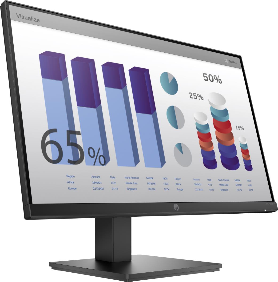 Desktop Monitor - P24q G4 - 24in - 2560x1440 (QHD) - IPS