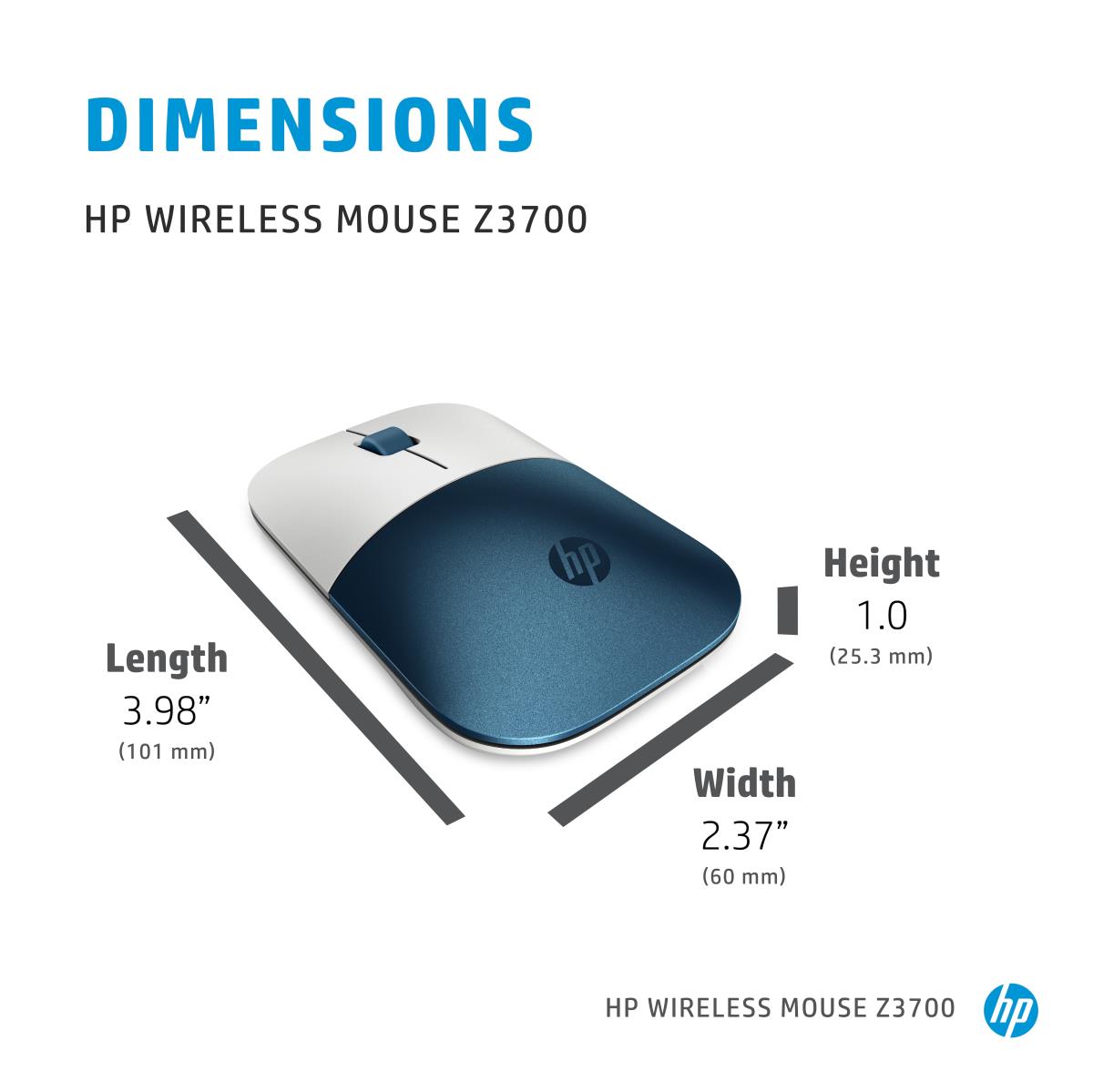 Wireless Mouse Z3700 Forest Teal