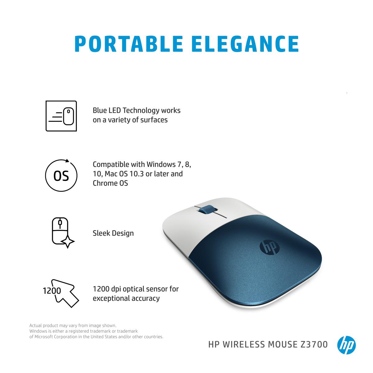 Wireless Mouse Z3700 Forest Teal