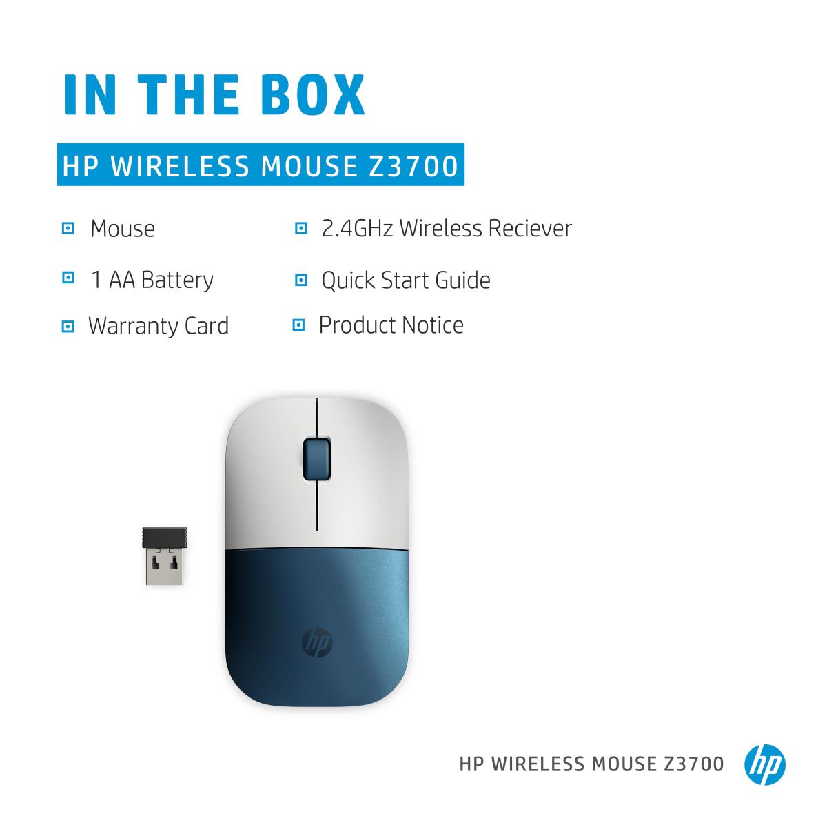 Wireless Mouse Z3700 Forest Teal