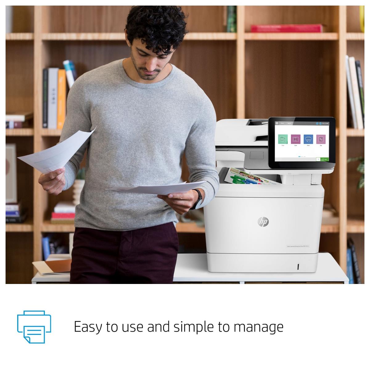 LaserJet Enterprise Flow M578c - Color Multifunction Printer - Laser - A4 - USB / Ethernet