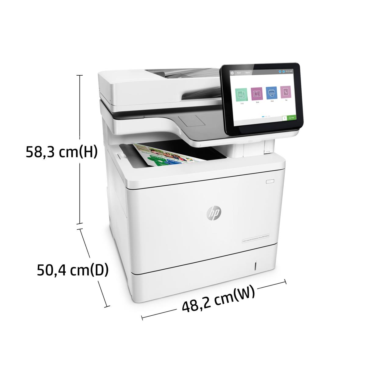 LaserJet Enterprise Flow M578c - Color Multifunction Printer - Laser - A4 - USB / Ethernet