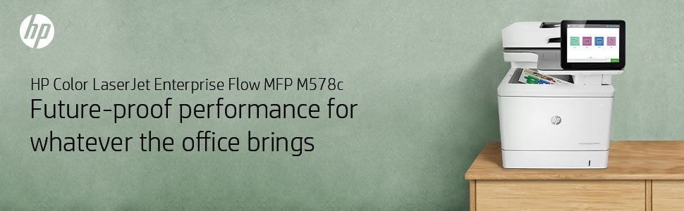 LaserJet Enterprise Flow M578c - Color Multifunction Printer - Laser - A4 - USB / Ethernet