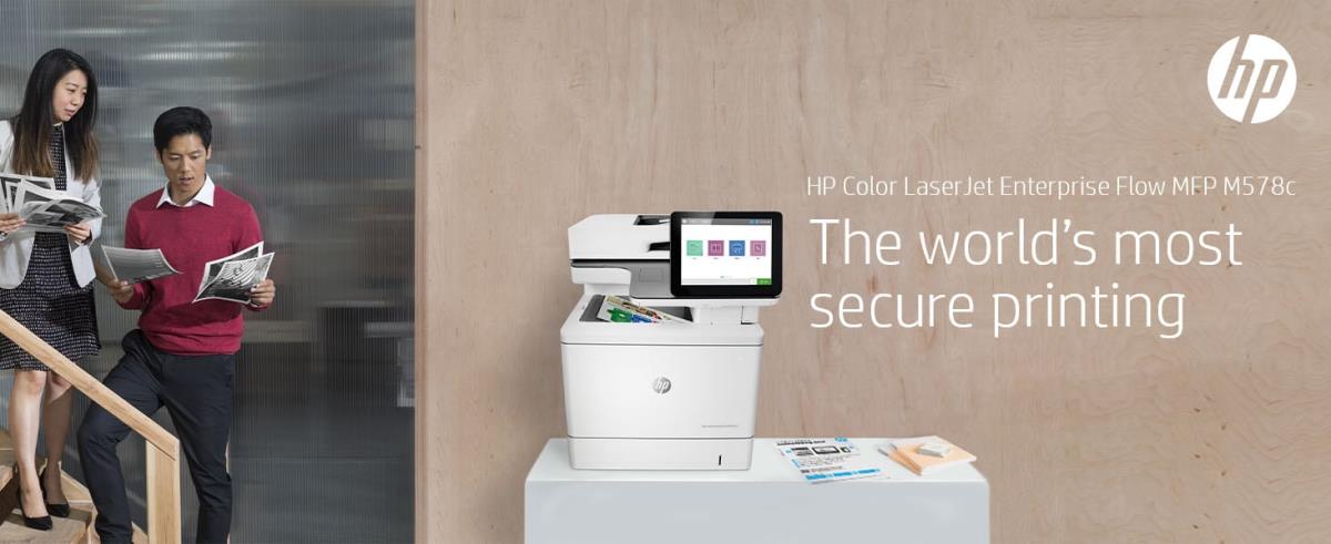 LaserJet Enterprise Flow M578c - Color Multifunction Printer - Laser - A4 - USB / Ethernet