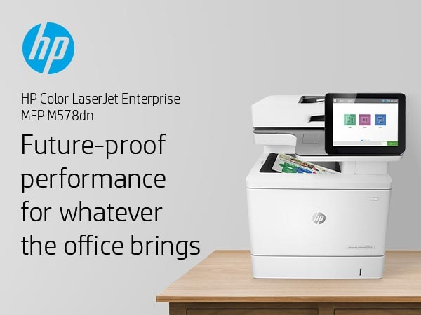 LaserJet Enterprise M578dn - Color Multifunction Printer - Laser - A4 - USB / Ethernet