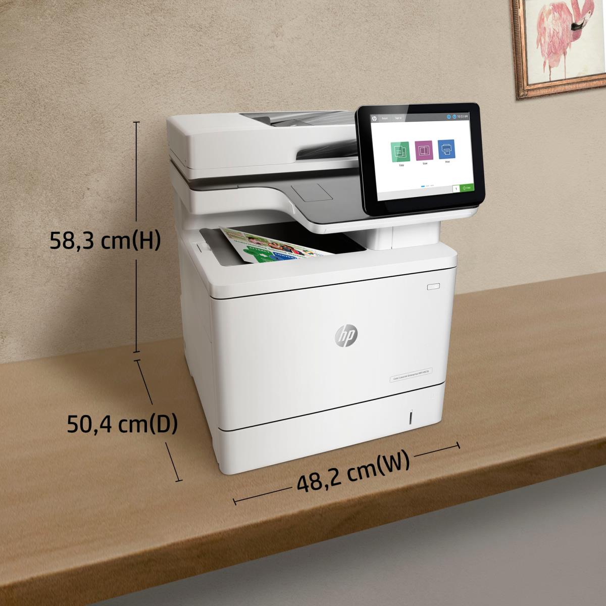 LaserJet Enterprise M578dn - Color Multifunction Printer - Laser - A4 - USB / Ethernet