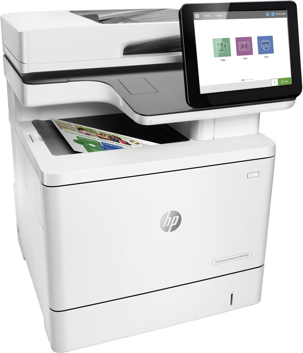 LaserJet Enterprise M578dn - Color Multifunction Printer - Laser - A4 - USB / Ethernet