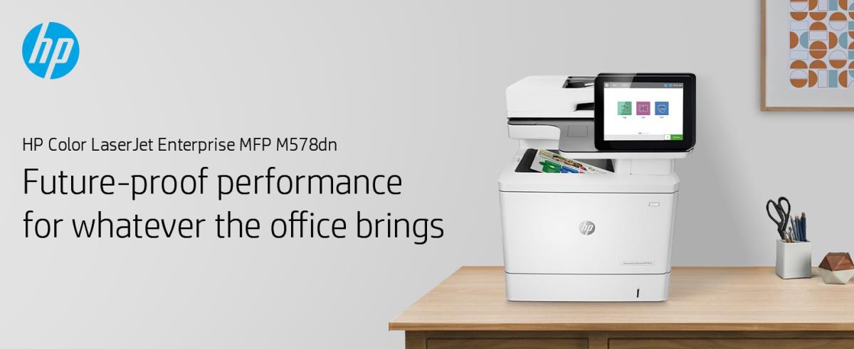 LaserJet Enterprise M578dn - Color Multifunction Printer - Laser - A4 - USB / Ethernet