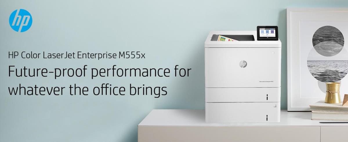 LaserJet Enterprise M555x - Color Printer - Laser - A4 - USB / Ethernet / Wi-Fi