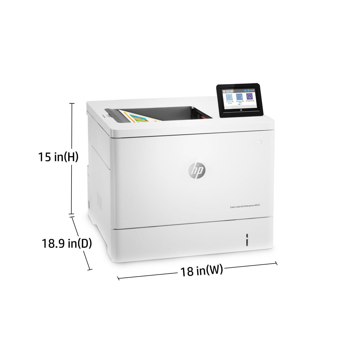 LaserJet Enterprise M555dn - Color Printer - Laser - A4 - USB / Ethernet