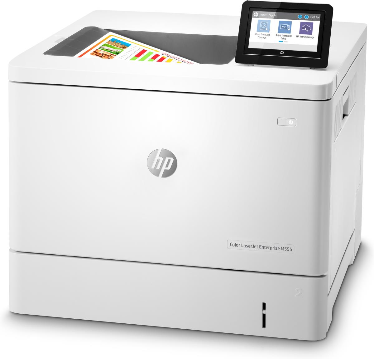 LaserJet Enterprise M555dn - Color Printer - Laser - A4 - USB / Ethernet