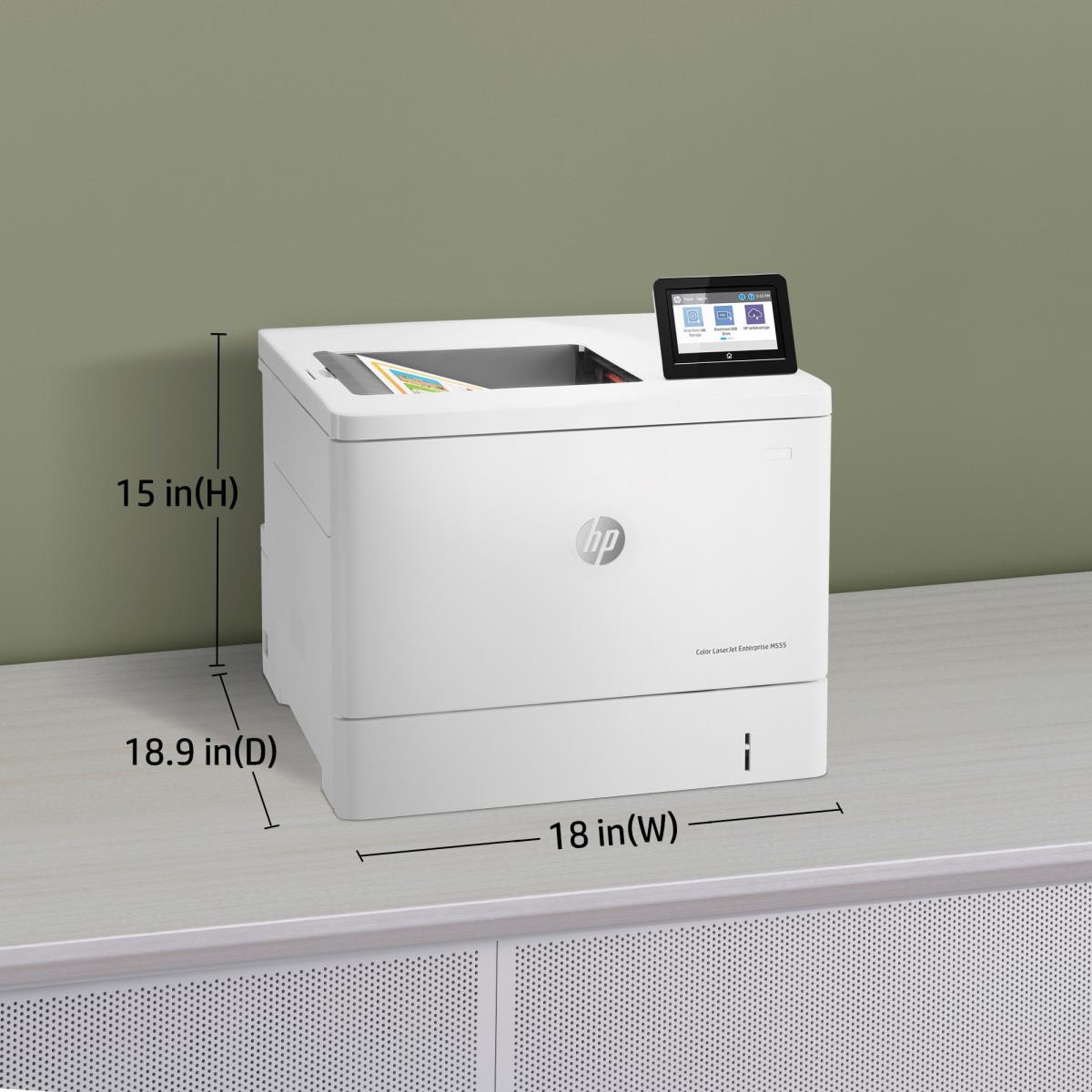 LaserJet Enterprise M555dn - Color Printer - Laser - A4 - USB / Ethernet