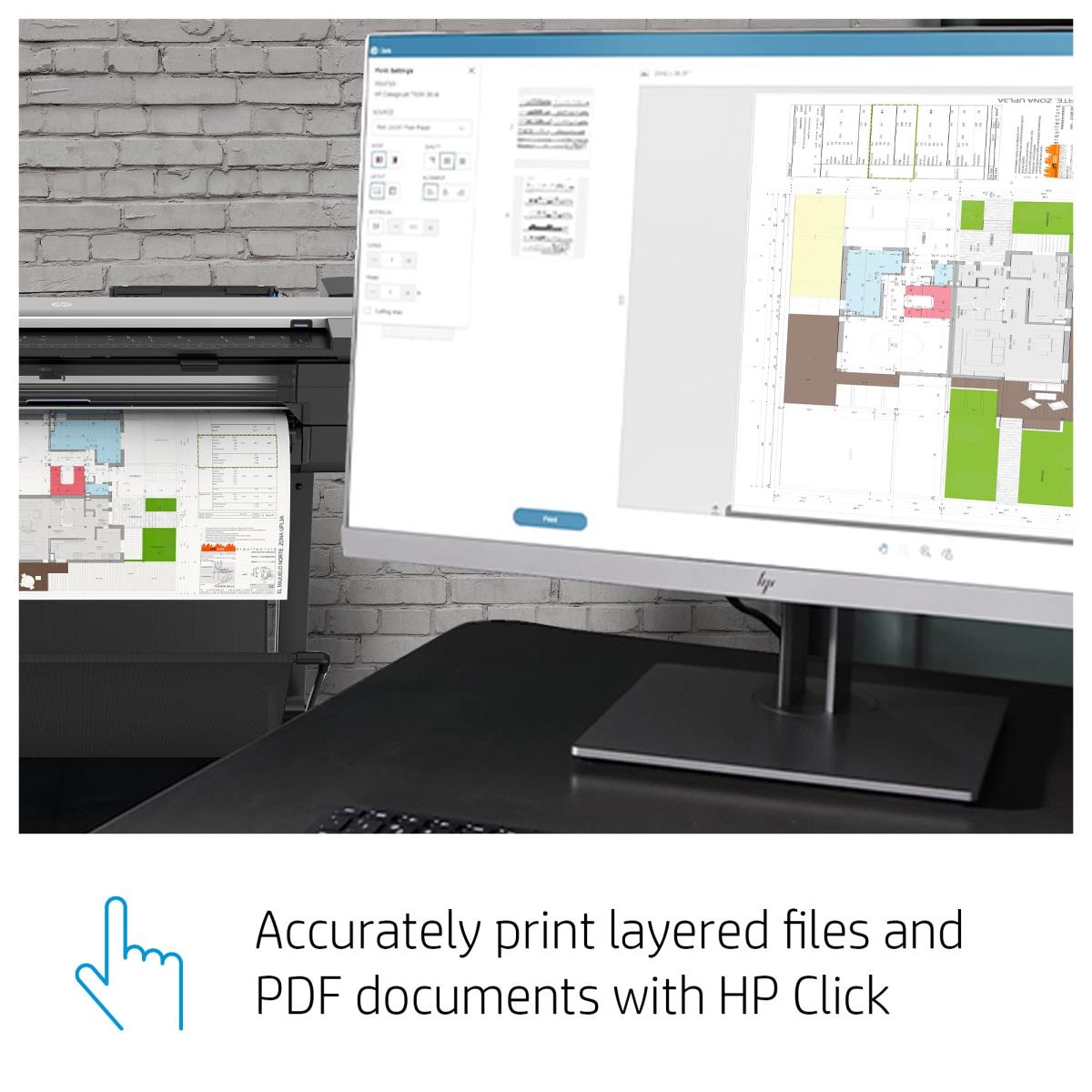 DesignJet T830 - Color Multifunction Printer - Inkjet - 24in - Ethernet / Wi-Fi