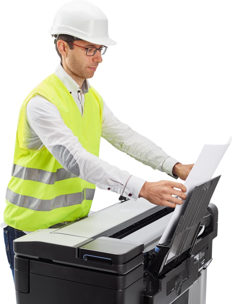 DesignJet T830 - Color Multifunction Printer - Inkjet - 24in - Ethernet / Wi-Fi