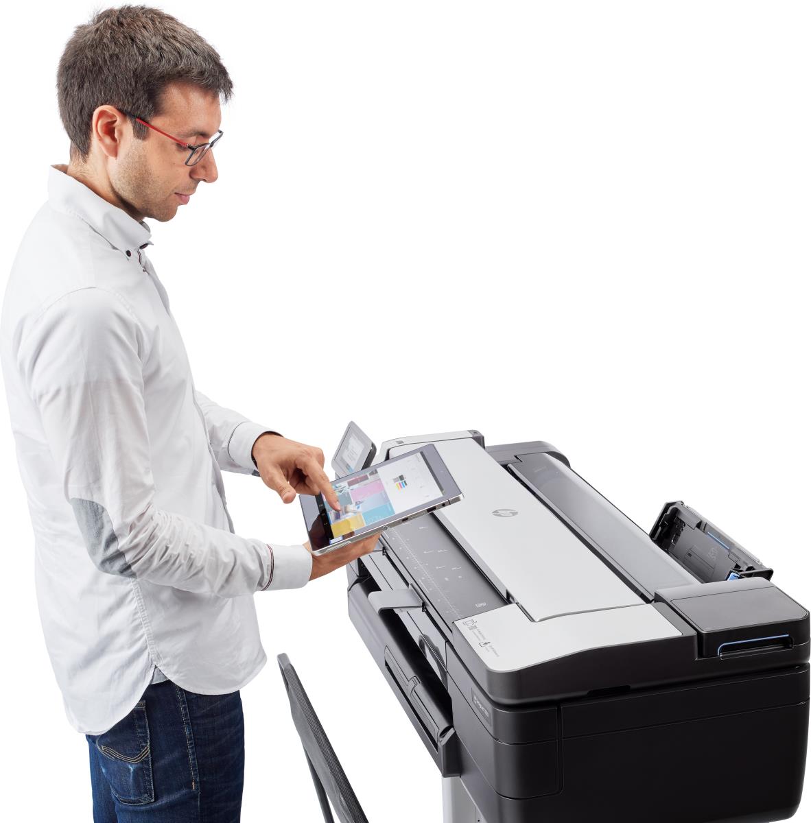 DesignJet T830 - Color Multifunction Printer - Inkjet - 24in - Ethernet / Wi-Fi
