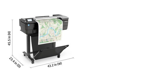 DesignJet T830 - Color Multifunction Printer - Inkjet - 24in - Ethernet / Wi-Fi