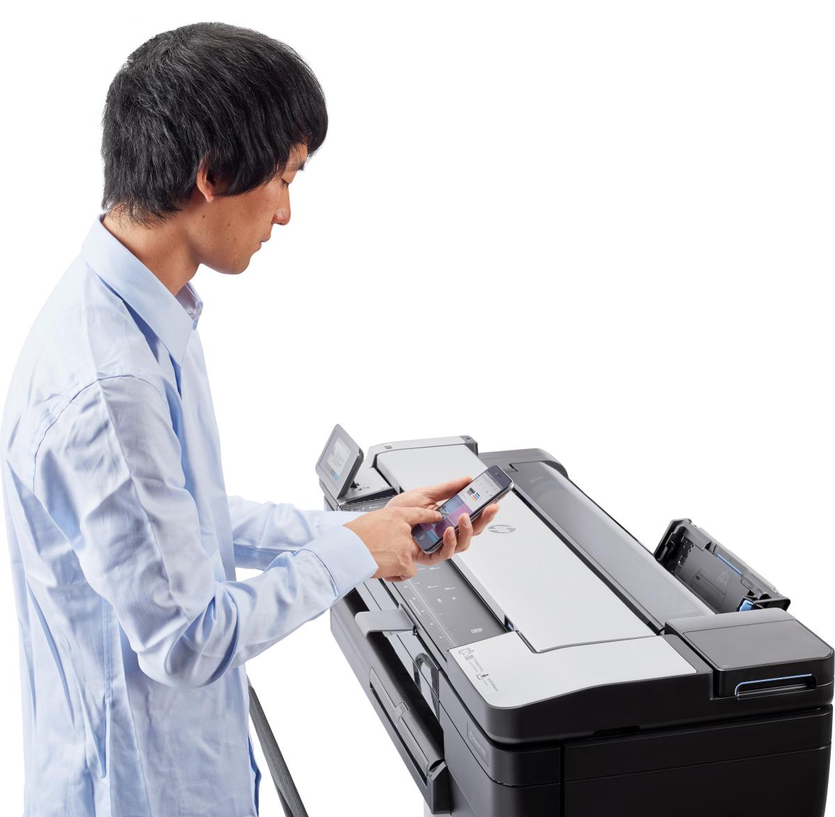 DesignJet T830 - Color Multifunction Printer - Inkjet - 24in - Ethernet / Wi-Fi