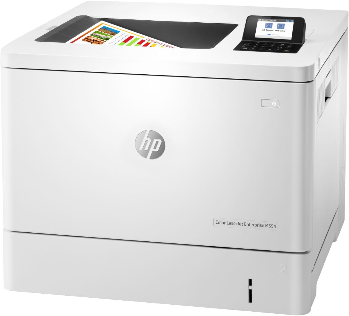 LaserJet Enterprise M554dn - Color Printer - Laser - A4 - USB / Ethernet