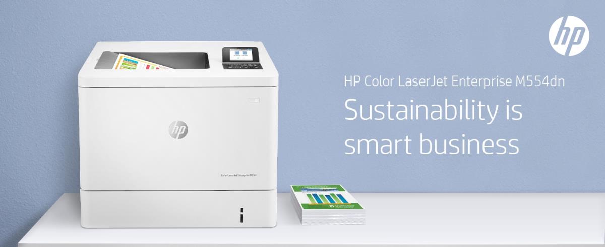 LaserJet Enterprise M554dn - Color Printer - Laser - A4 - USB / Ethernet