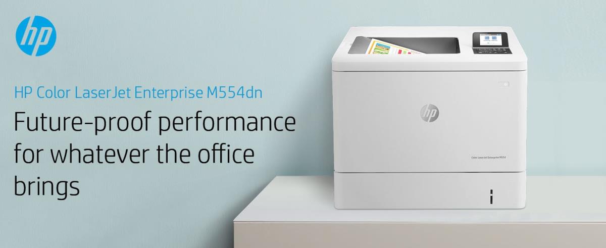LaserJet Enterprise M554dn - Color Printer - Laser - A4 - USB / Ethernet