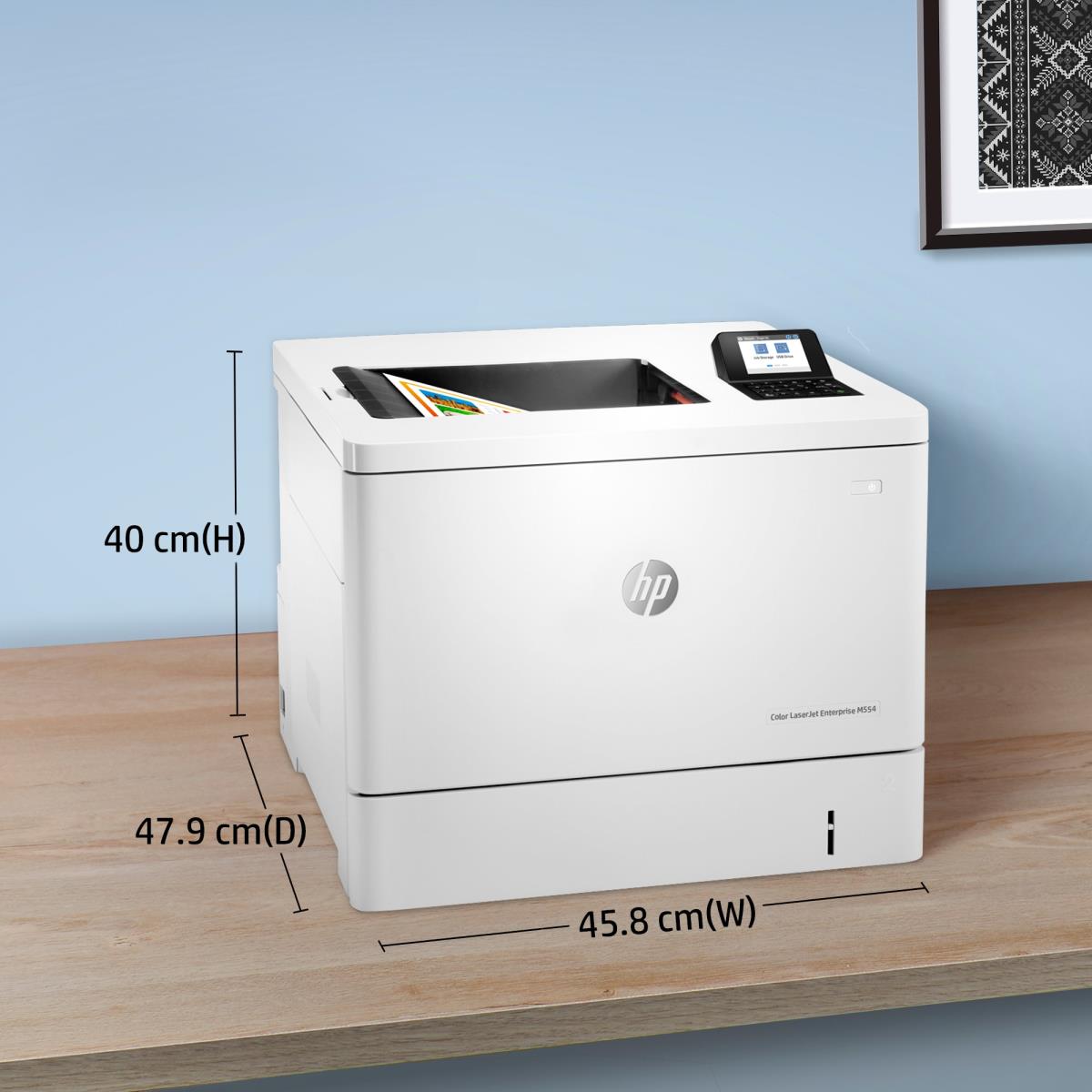 LaserJet Enterprise M554dn - Color Printer - Laser - A4 - USB / Ethernet