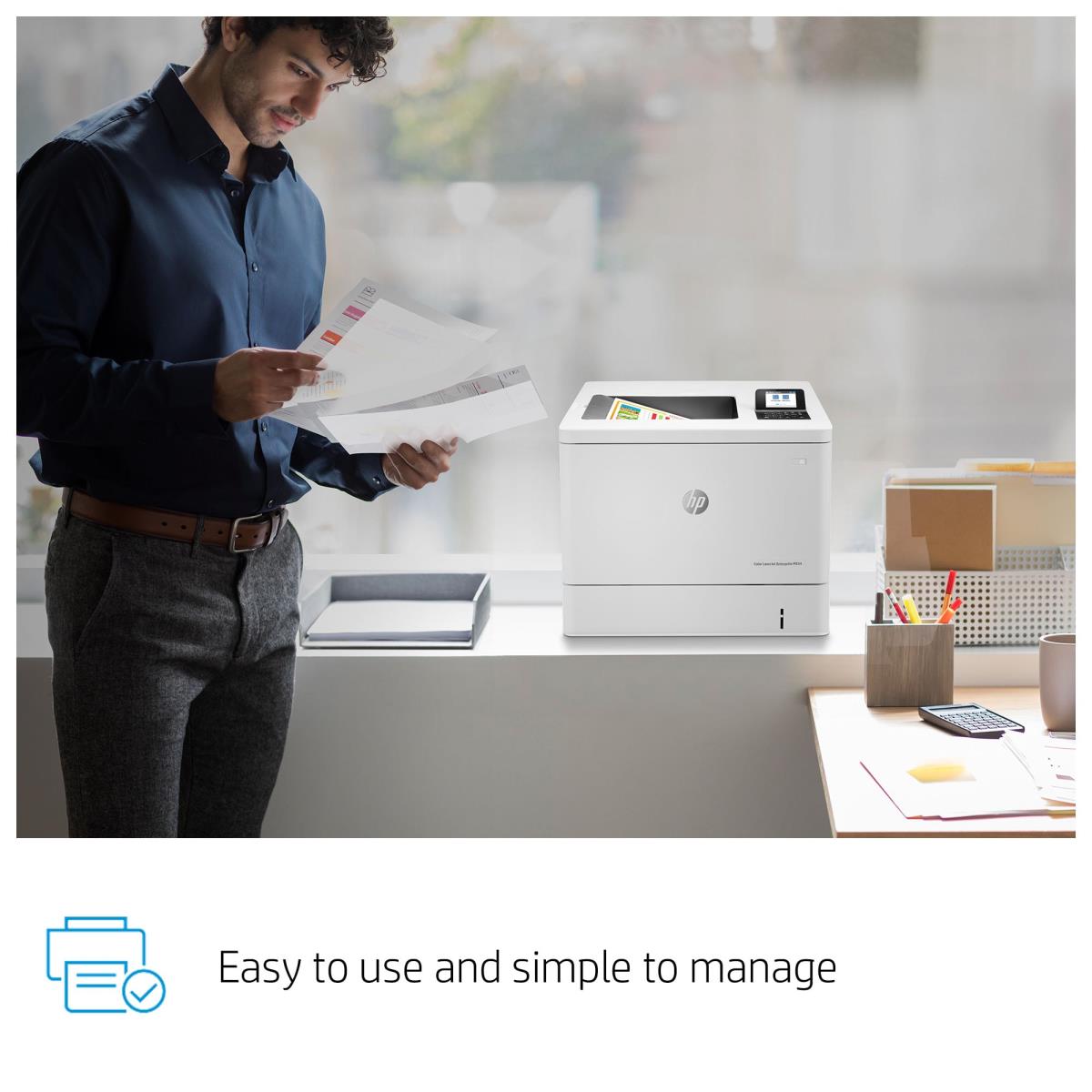LaserJet Enterprise M554dn - Color Printer - Laser - A4 - USB / Ethernet