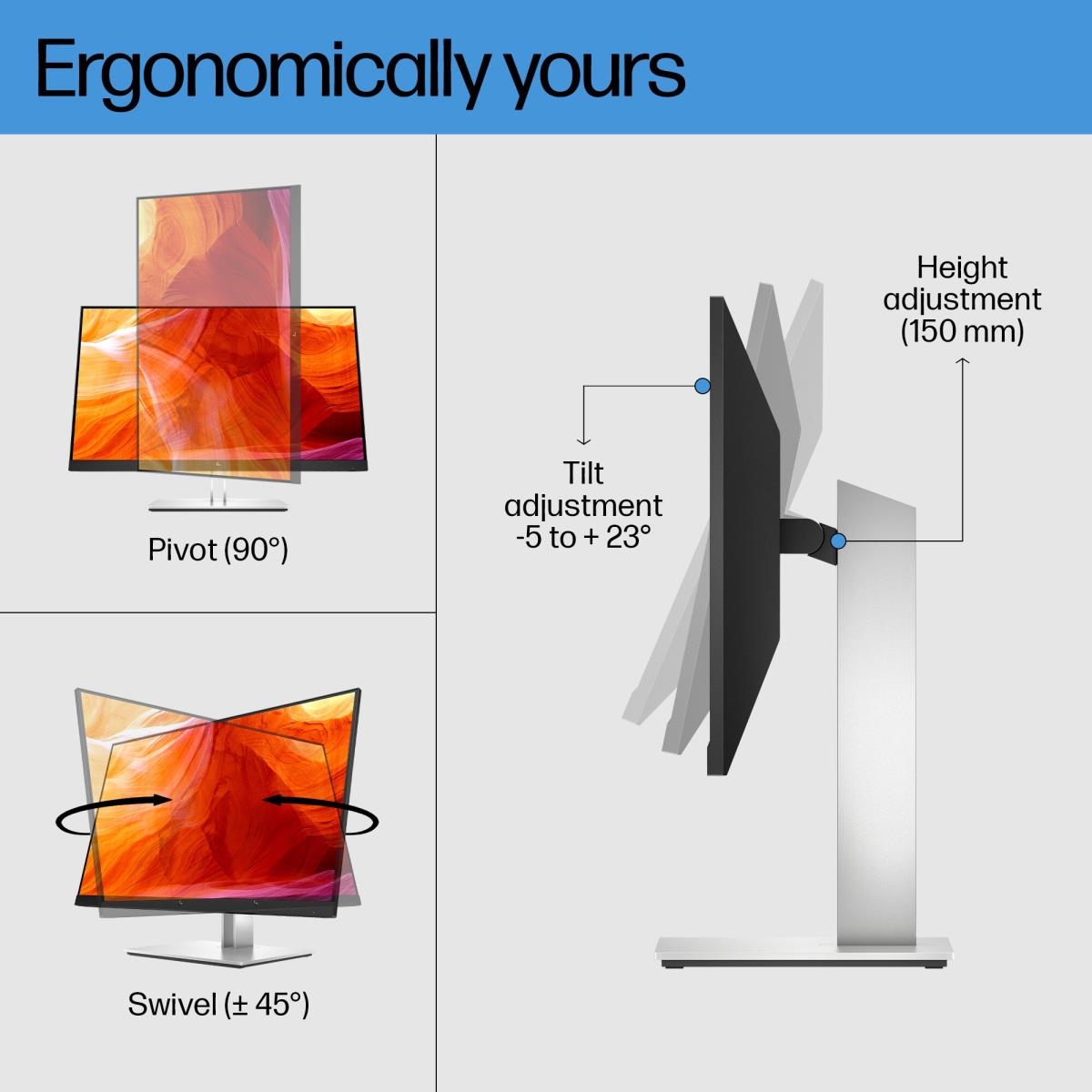 Desktop Monitor - E27q G4 - 27in - 2560x1440 (QHD) - IPS