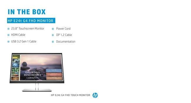 Desktop Monitor - E24t G4 - 24in - 1920x1080 (FHD) - IPS
