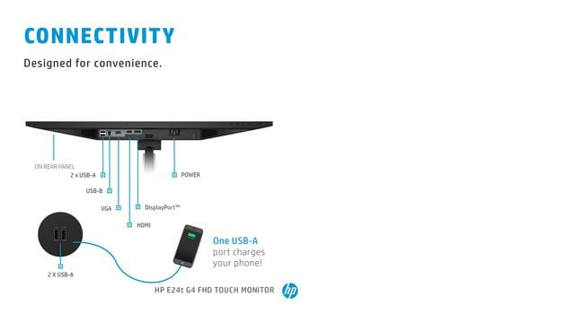 Desktop Monitor - E24t G4 - 24in - 1920x1080 (FHD) - IPS