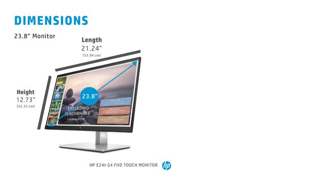 Desktop Monitor - E24t G4 - 24in - 1920x1080 (FHD) - IPS