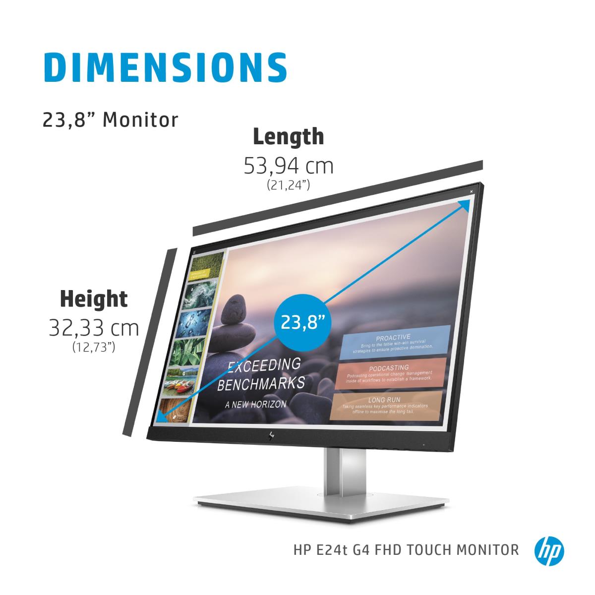 Desktop Monitor - E24t G4 - 24in - 1920x1080 (FHD) - IPS
