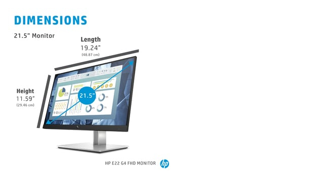 Desktop Monitor - E22 G4 - 22in - 1920x1080 (FHD) - IPS