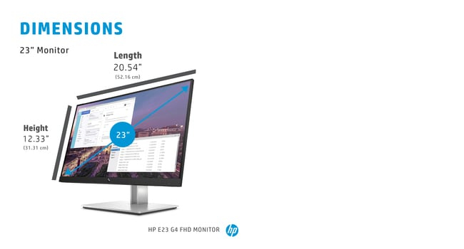 Desktop Monitor - E23 G4 - 23in - 1920x1080 (FHD) - IPS
