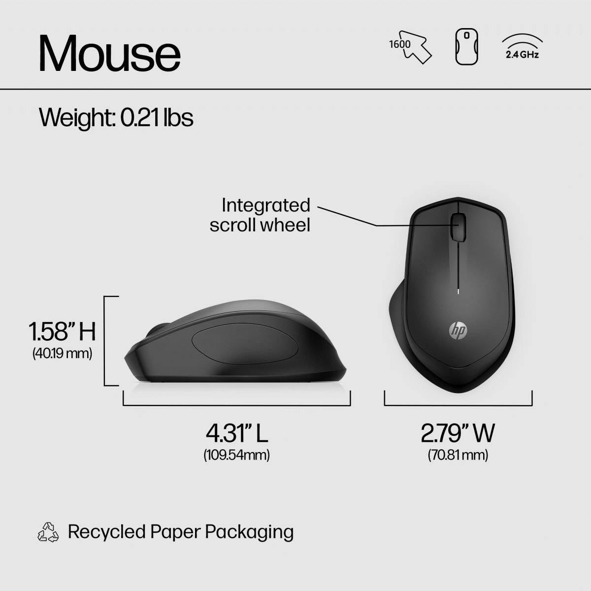 Wireless Silent Mouse - 280M