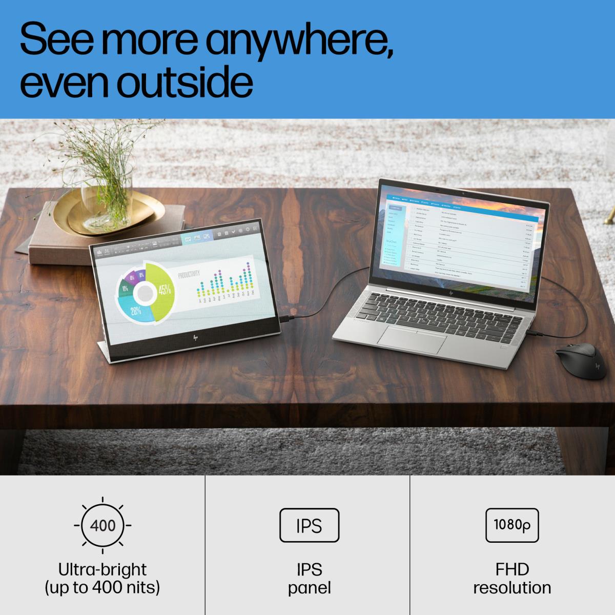 Portable Monitor - E14 G4 - 14in - 1920x1080 (FHD) - IPS