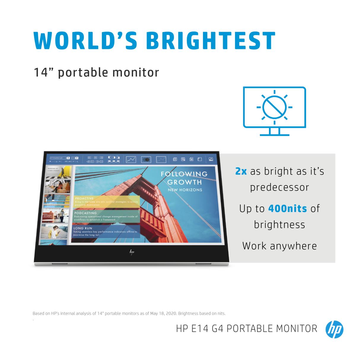 Portable Monitor - E14 G4 - 14in - 1920x1080 (FHD) - IPS