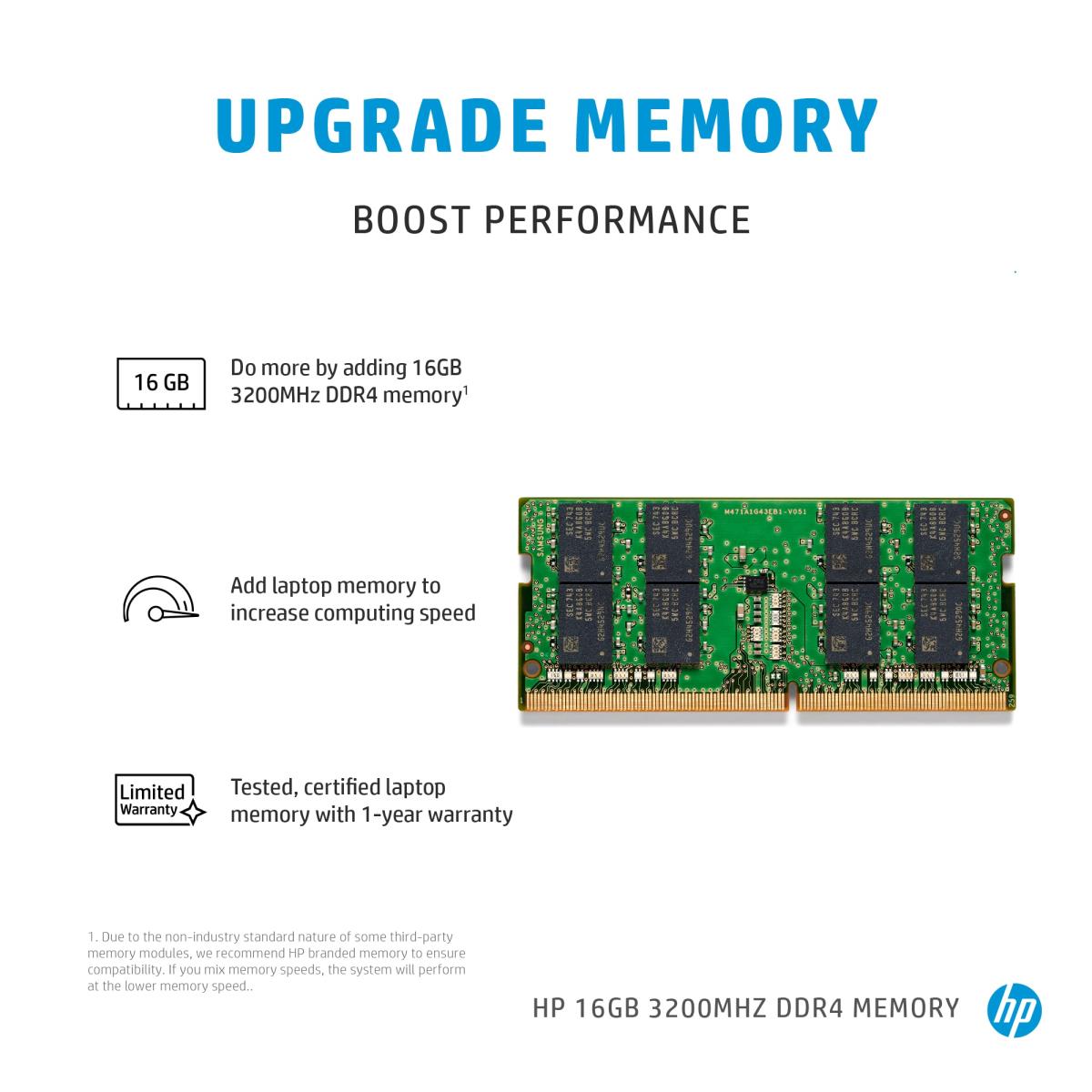 Memory 8GB 3200MHz DDR4