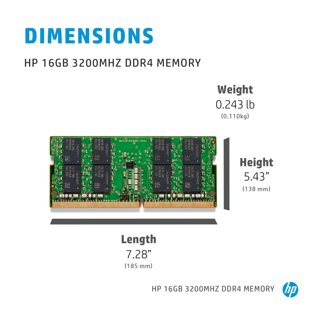 Memory 8GB 3200MHz DDR4