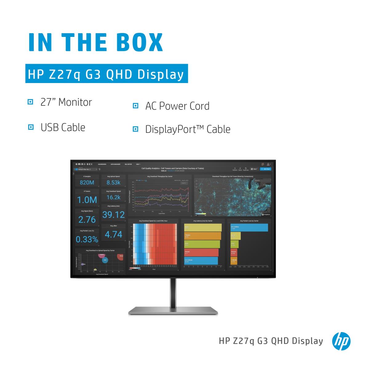 Desktop Monitor - Z27q G3 - 27in - 2560x1440 (QHD) - IPS